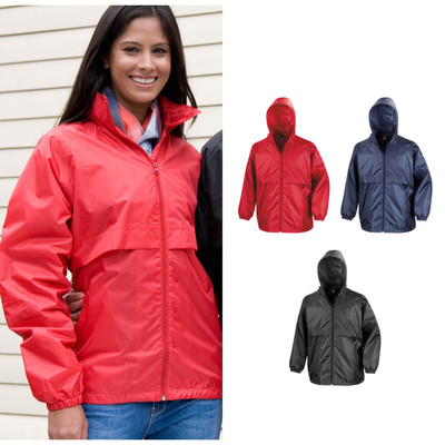 Result Core Unisex Lightweight Safety Workwear Jacket R205X-Waterproof Rain Coat