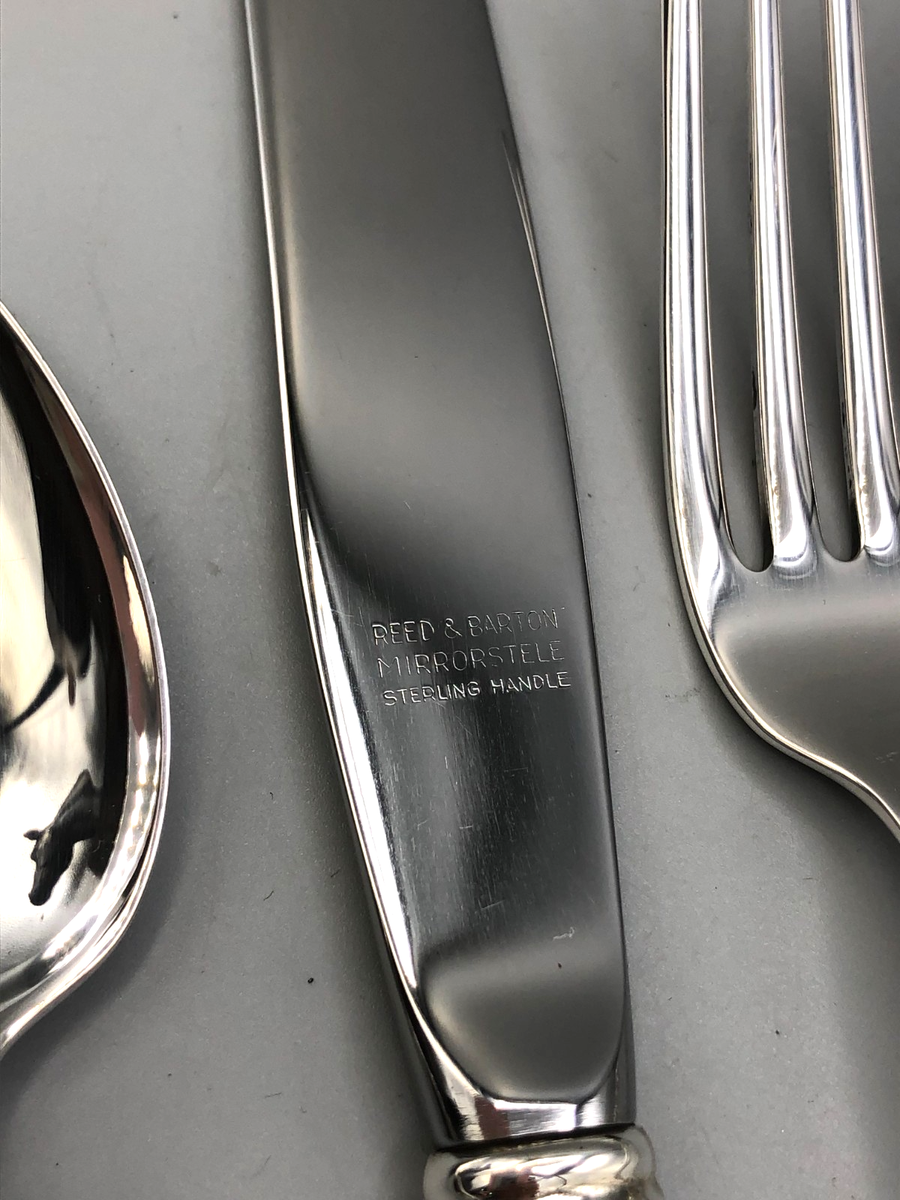 Pointed Antique by Reed & Barton Sterling Silver 4 piece Place
