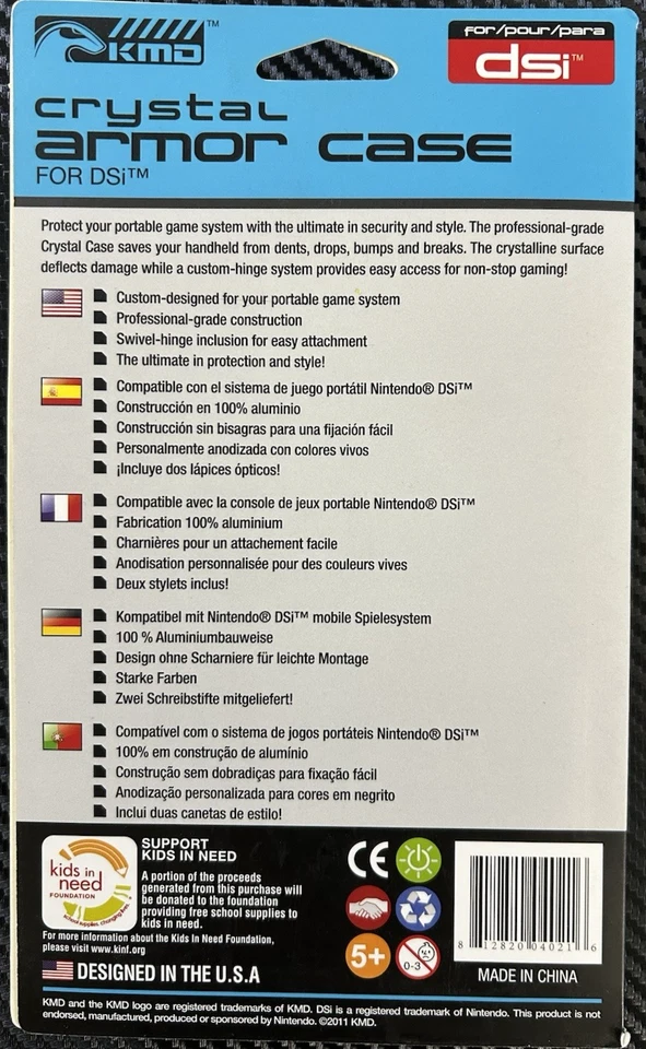 KMD Nintendo DSi - Crystal Armor Clear Case:  Brand New - Image 2 of 2