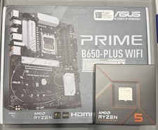 CPU Motherboard Combo - AMD Ryzen 5 7600X ASUS Prime B650-PLUS WiFi