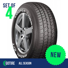 4 X New - 24560r15 Cooper Cobra Radial Gt 100t