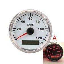 WeißGPS Tachometer Tacho Geschwindigkeitsmesser Sumlog Digital Für Boot Auto DE
