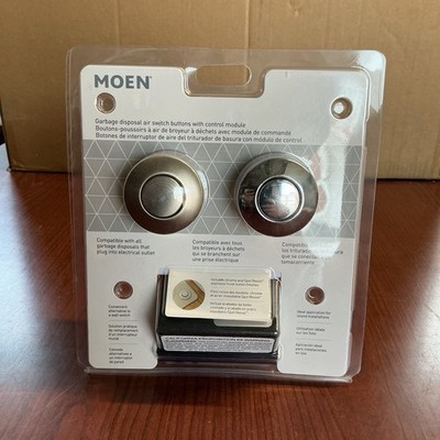NEW Moen ARC-4200 CHSRS Chrome/Stainless Air Switch For Garbage Disposal B8