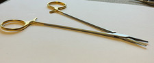 Locking Alligator Forceps Surgical Instrument Ring-Handled Hemostat Clamp