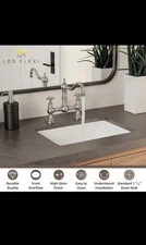 Undermount Bathroom Sink 17x13x7 White Rectangular Ceramic Vanity Basin LOSFLEXI