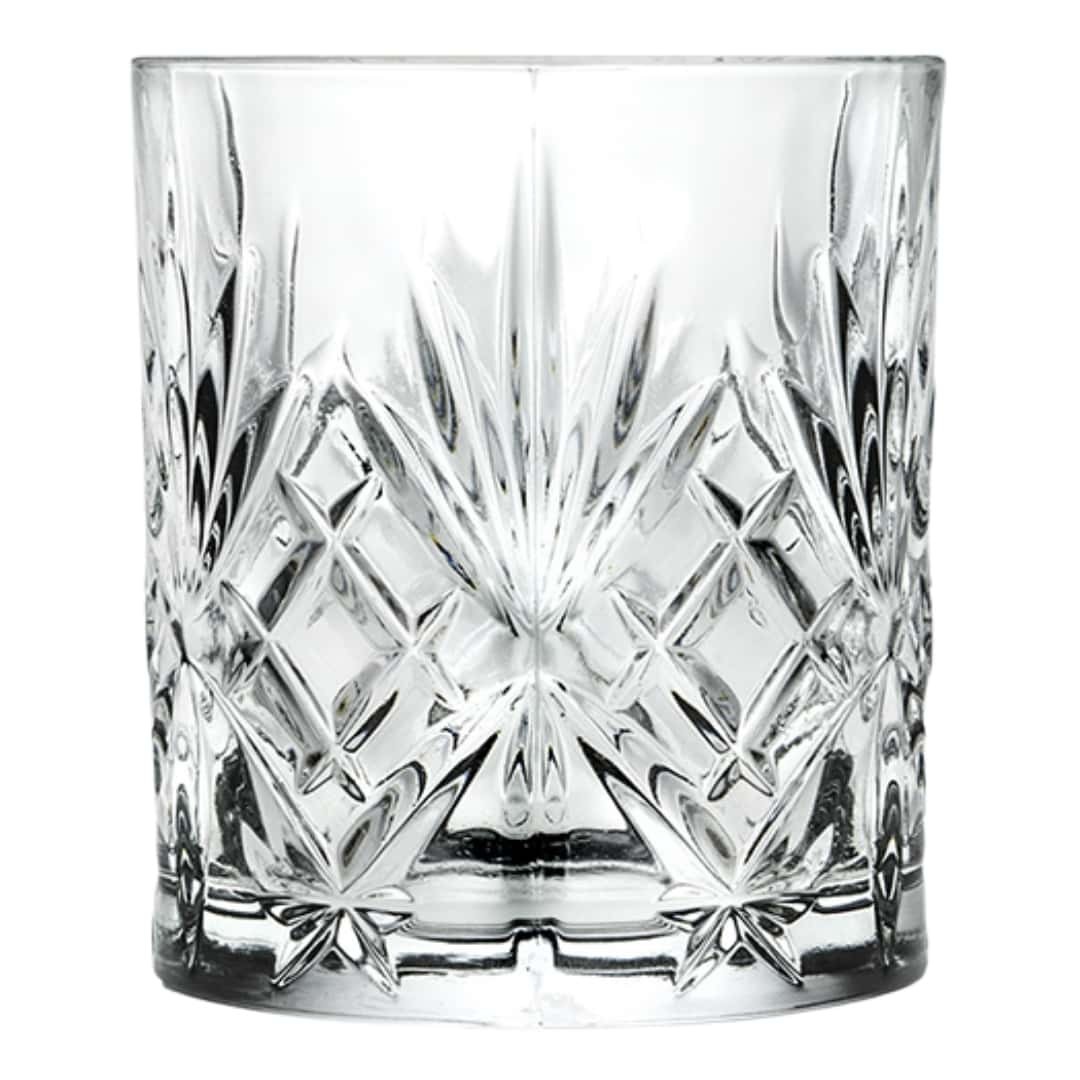 Set 6 Bicchieri Cocktail MELODIA 31 cl Eco Cristallo Intagliato RCR Acqua...
