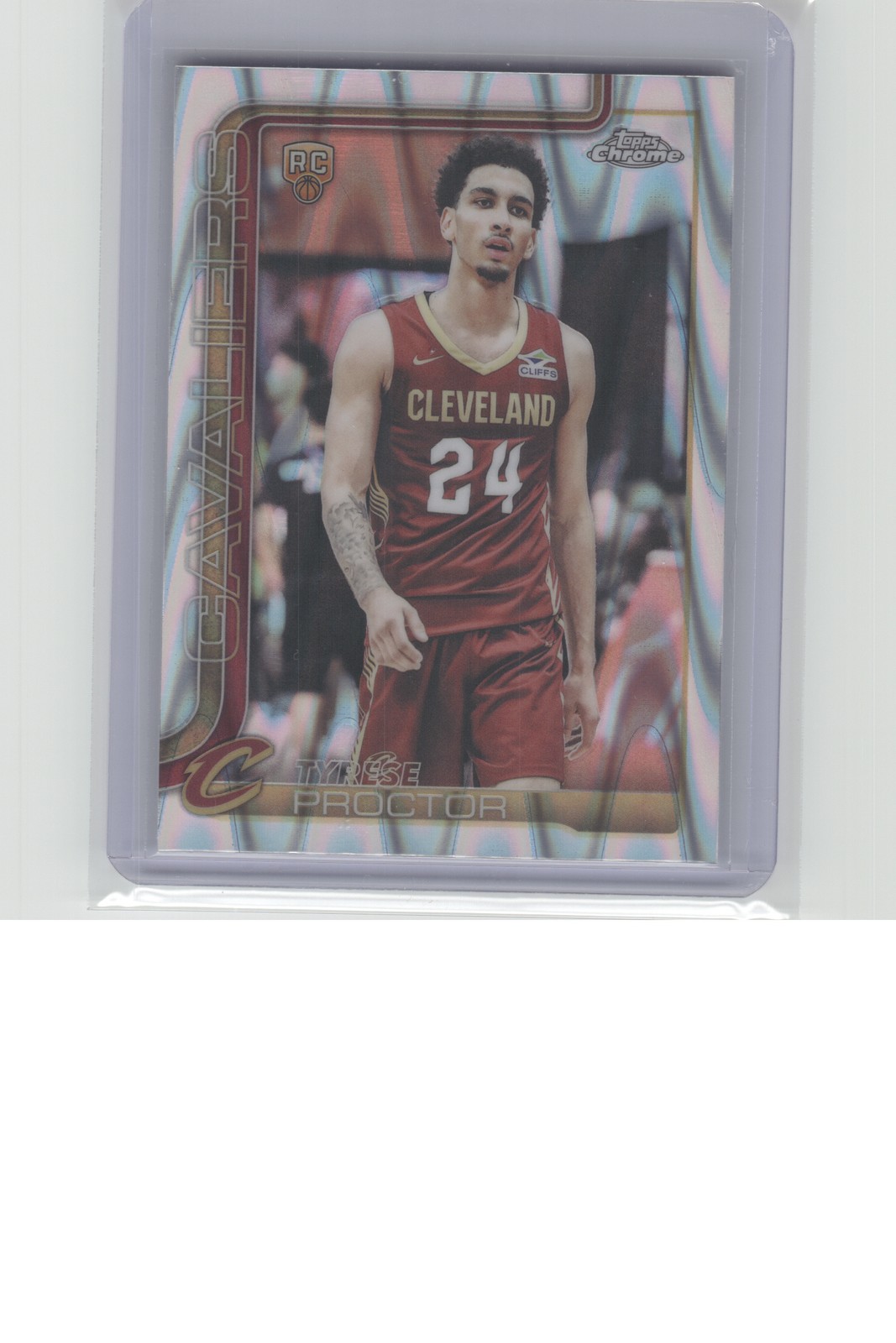 2025-26 Topps Chrome #300 Tyrese Proctor RayWave Refractor B13R4C120
