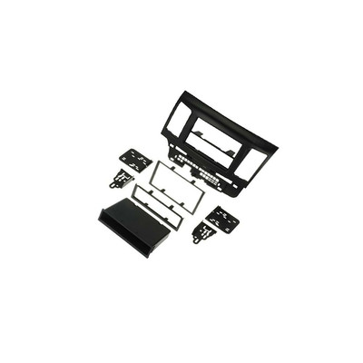 99-7011 Radio-Einbaurahmen passt Mitsubishi 2 DIN schwarz METRA
