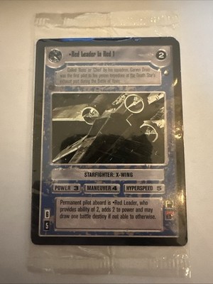 Star Wars CCG Rebel Leader Pack Facotry Sealed 1996