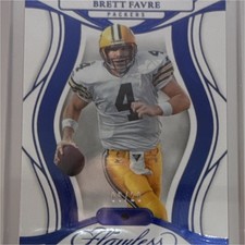 2025 Panini Flawless Legends Brett Favre Sapphire /20 Green Bay Packers 🔥🔥🔥
