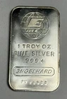 New Listing1981 1 oz ENGELHARD E + MC .999 Fine Silver Bar, Vintage Bullion VTG