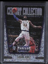 2018-19 Panini Threads LeBron James #18 Century Club Dazzle Lakers 