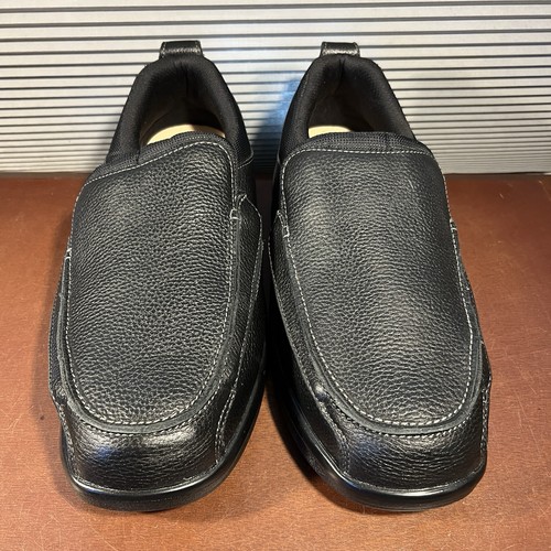 APEX AMBULATOR Men’s Sz 12XW Biomechanical B5000M BLACK LEATHER Comfort SHOES - Picture 2 of 15
