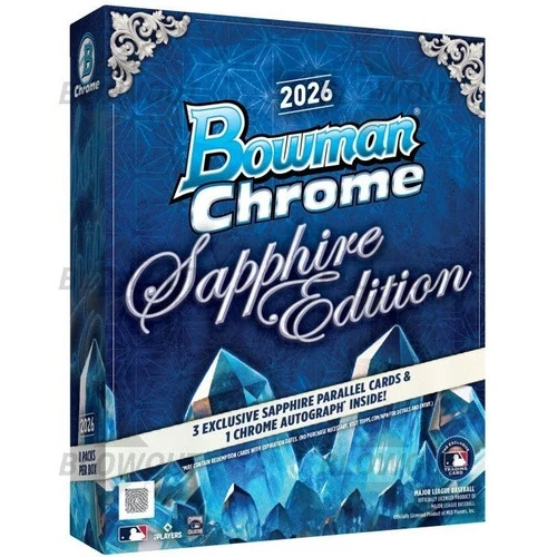 MLB PYT #988 - 3x 2026 Topps Update Series Jumbo & 1x 26 Bowman Chrome Sapphire