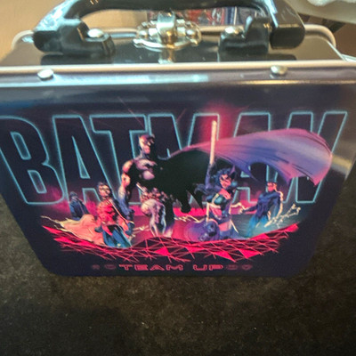 Mini Batman Beyond Return of the Joker Metal Lunch Box Tin w/ DC WB Logos