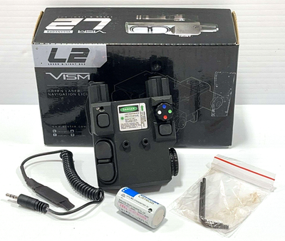 #ad #ad VISM Green Laser Box NAV LED Light 4 Color w Pressure Switch Picatinny QR Mount $71.48