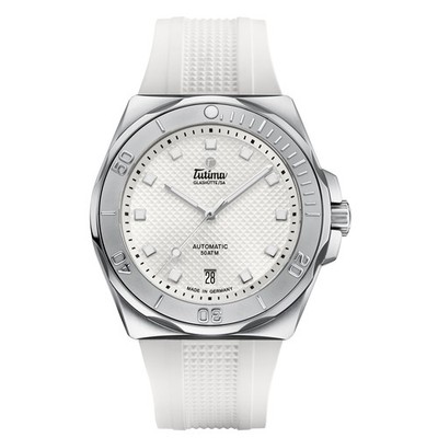 Tutima Glashütte Unisexuhr Automatik M2 Seven Seas S 50 BAR wasserdicht 6156-25