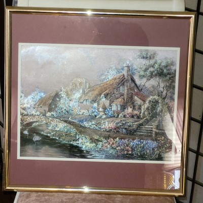 Carl Valente Magic Effects Framed Art  18''×18''  Cottages
