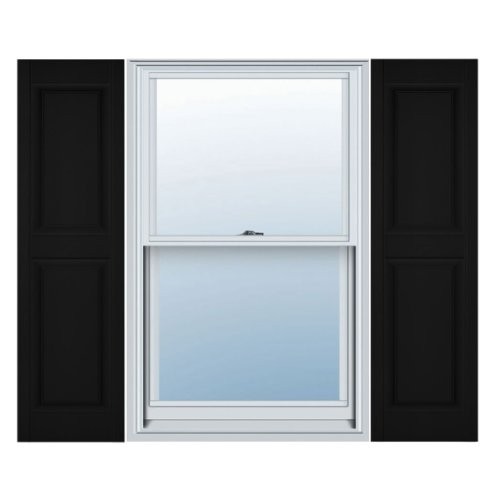 Builders Edge, Inc. 040140059002 Raised Panel Vinyl Shutters