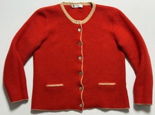 Charles Robertson Trachten Janker 44 Strickjacke Pullover Wolle Cardigan 9135