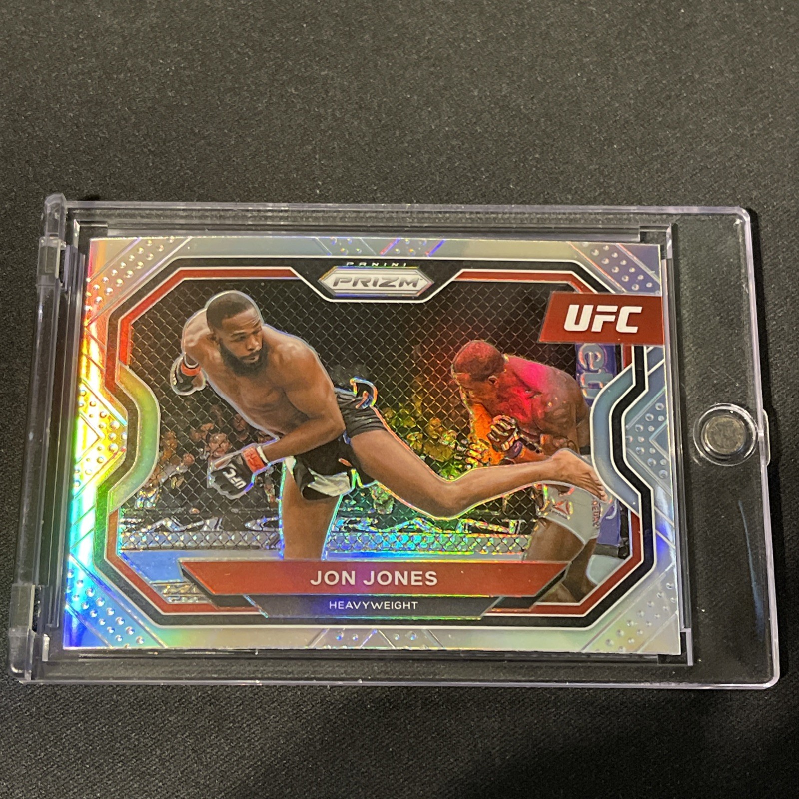 Jon Jones - 2021 Panini Prizm UFC - Silver Prizm