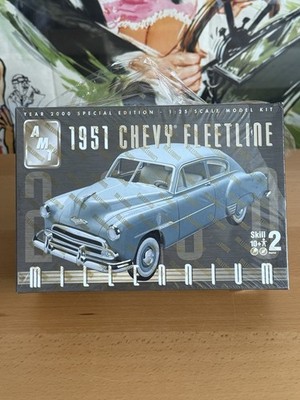 AMT 1951 Chevy Fleetline 1/25 Modellauto Bausatz Millennium Edition V RAR ERTL