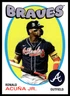 2023 Topps Throwback Thursday Ronald Acuña Jr #41 1971-72 Design PR: 728 Braves