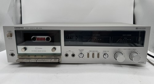 Vintage Onkyo TA-2020 Stereo Cassette Tape Deck Tested Works Nice