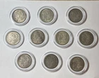 Lot of 10 1921 Morgan Silver Dollars  Mint 90% Silver