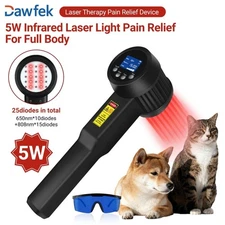 5W Infrared Light Class IV Cold Laser Treatment For Animals Ear Infections 