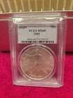 2001 Silver American Eagle PCGS MS69