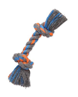 6-Inch Color Rope Tug, Mini, MultiColored, Flossy Chews, Cottonblend, Dog, Toy