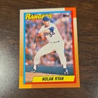Nolan Ryan Topps 1990 #1 Texas Rangers Baseball Card