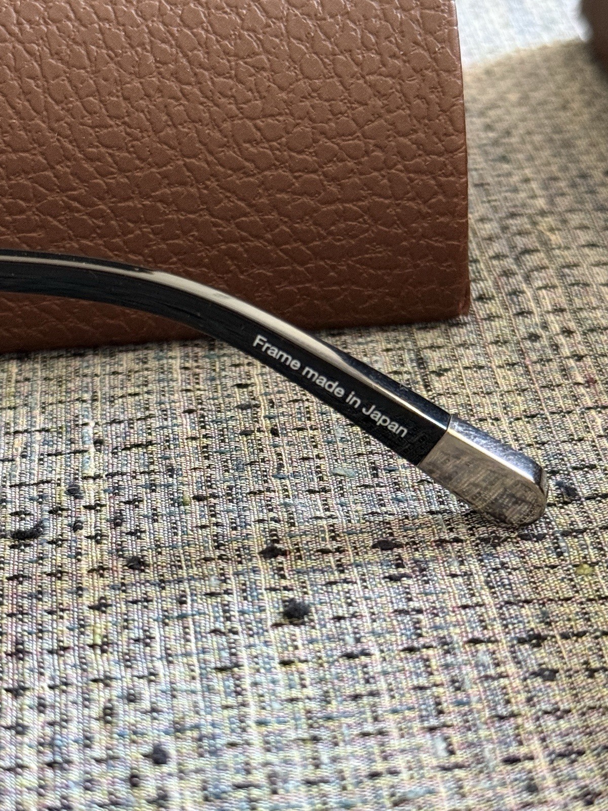 Matsuda M3010C Titanium Rectangular Sunglasses Bl… - image 4