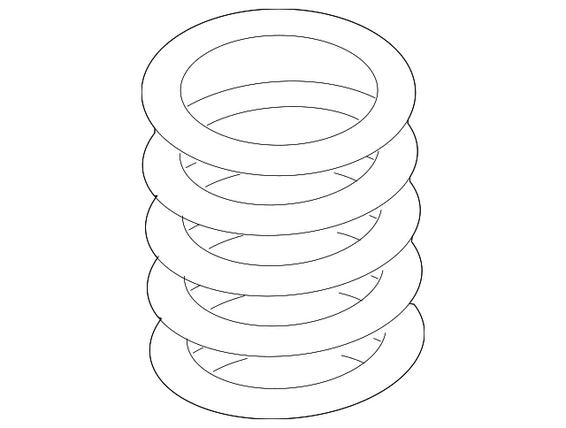 Muelle helicoidal de suspensión trasera Escape Mercury Mariner 2008 original Ford 8M6Z-5560-A Foto 2 de 4