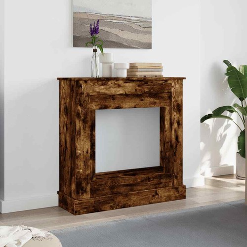 Kaminumrandung Kaminkonsole Kaminverkleidung Dekokamin Holzwerkstoff vidaXL - Bild 73 von 111