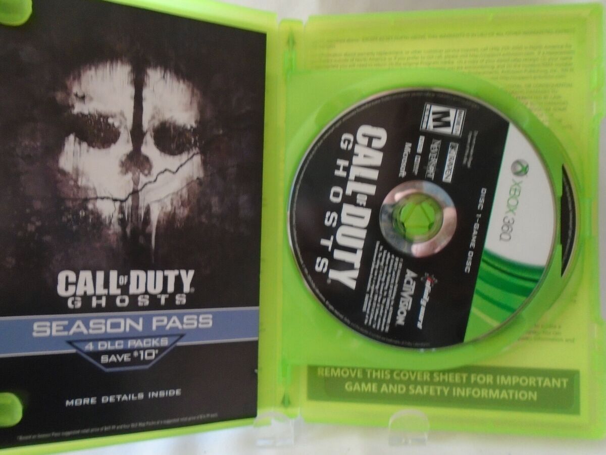 Microsoft XBOX 360 Call of Duty Ghosts Disk 1 Video Game Only @GC