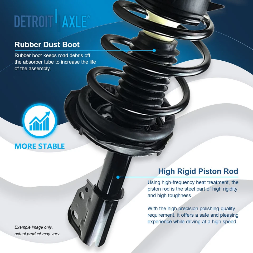 Puntales delanteros traseros con barras estabilizadoras de resorte helicoidal para Buick LeSabre Oldsmobile 88 98 Foto 4 de 4