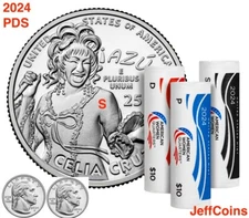 2024 P D S Celia Cruz American Women Quarters PDS Coin Set BEST BU 3 Price