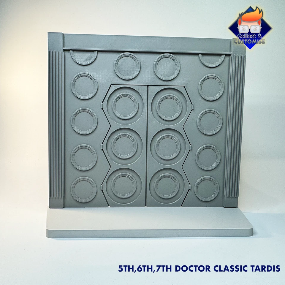 Doctor Who - Diorama clásico de la Tardis (impreso en 3D) Foto 4 de 4