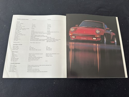 Porsche 911 Carrera 1989 raro edición 25 aniversario catálogo folleto de ventas paquete - Imagen 14 de 19
