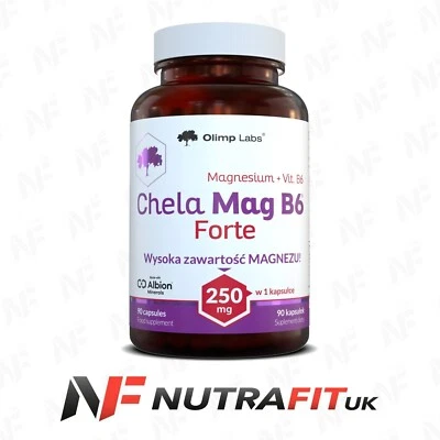 OLIMP LABS OLIMP CHELA MAG B6 FORTE magnesium vitamin B6 supplement 90 caps