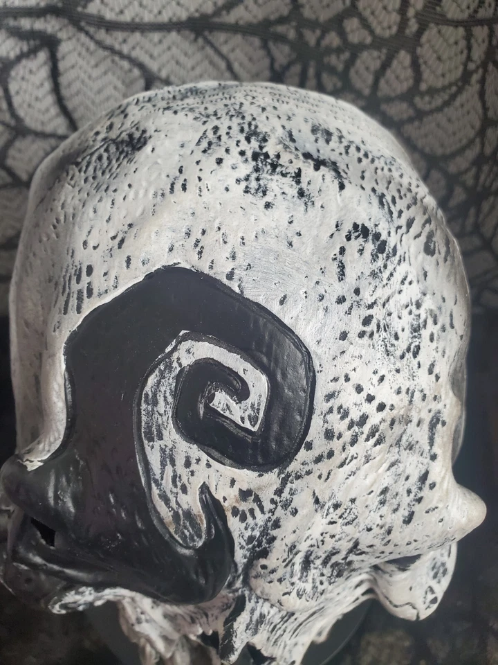 California Costumes Inc Skeleton Skull  Spooky Halloween Adult Mask Black Eye Y - Image 4 of 4