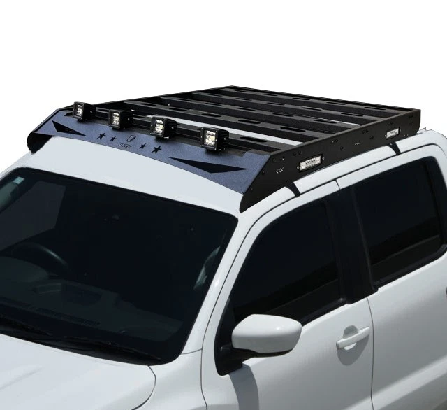 Steel Roof Rack Cargo Luggage Carrier w/Lights For 09-18 Dodge RAM 1500 DS/DT - Image 2 of 4