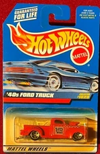 HOT WHEELS '40s FORD TRUCK #1029 RED . SEE COMBINED OFFERS!