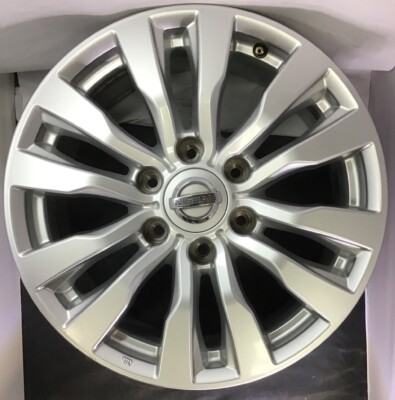 ONE USED 2017 - 19 Nissan Armada 62737 Wheel 18'' Rim Silver OEM D0C005ZW1A 1740