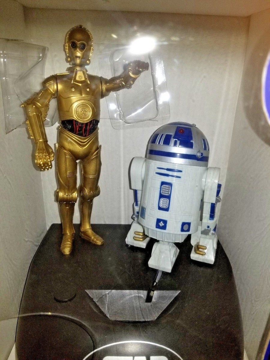 NEW SEALED Star Wars Deluxe Electronic C3PO & R2D2 Talking Bank