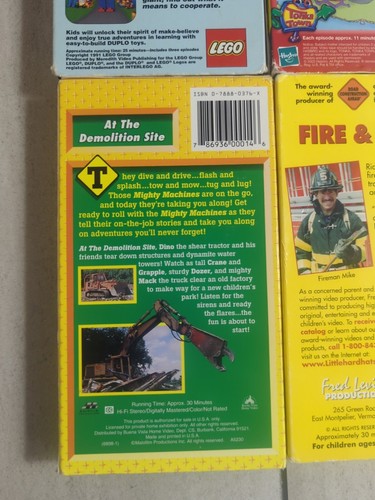 Kinder VHS Lot LKW Bau und Lego EUC - Bild 4 von 6