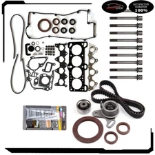 For Hyundai Accent 2006-2011 1.6 Head Gasket Bolts Set Timing Belt Kit Tensioner