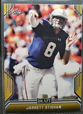 2019 Leaf Draft  Gold #36  Jarrett Stidham Rookie Year 2019 Rookie